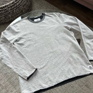 Reigning Champ Black and Gray Knit Sweater